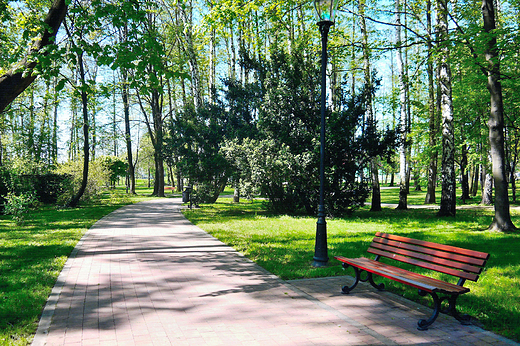 Goczakowice-Zdrj. Park zdrojowy.