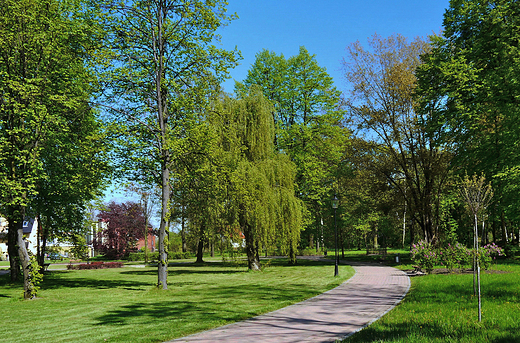 Goczakowice-Zdrj. Park zdrojowy.