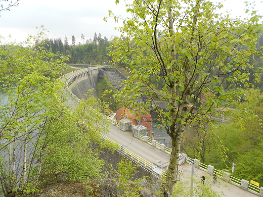 Pilchowice, widok na zapor