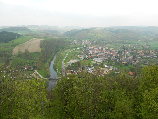 Widok z baszty na miasto