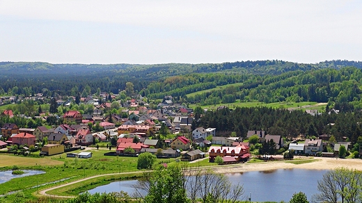 Widok z wiey na zalew