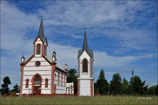 Koci pw. w. Jadwigi lskiej w Samogoszczy XIX w.; neogotyk