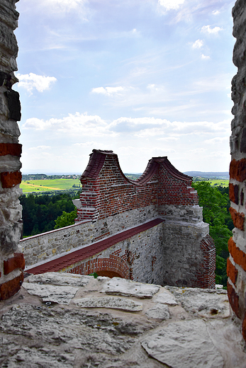 Rudno - ruiny zamku Tenczyn.