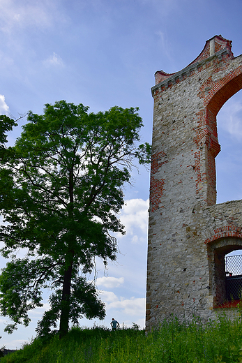 Rudno - ruiny zamku Tenczyn.