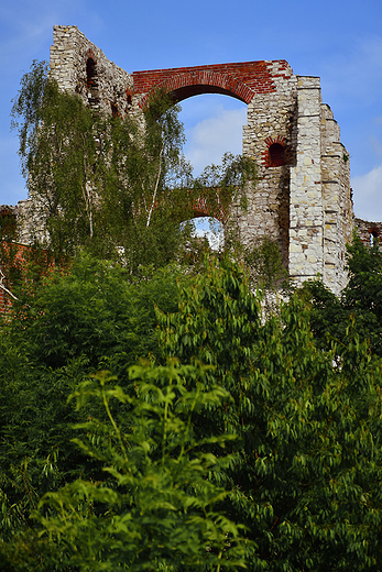 Rudno - ruiny zamku Tenczyn.