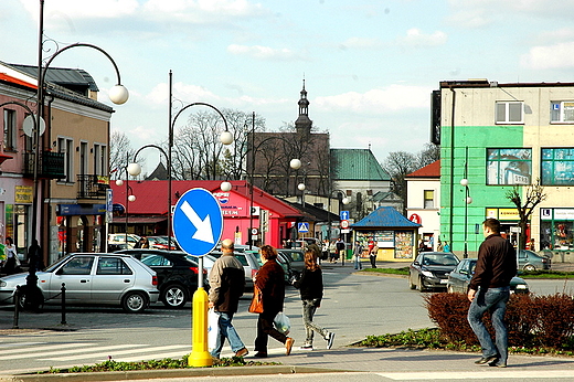 Jdrzejw w samym centrum miasta