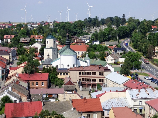 Ia. Widok miasta z ruin zamku biskupw krakowskich.