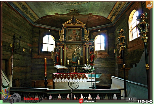 ołtarz głównykościoła św. Barbary
