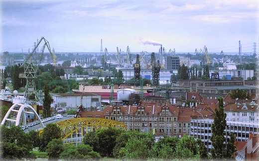 Gdańsk widziany z Góry Gradowej