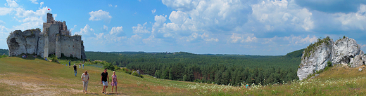 Mirw. Ruiny zamku. Panorama