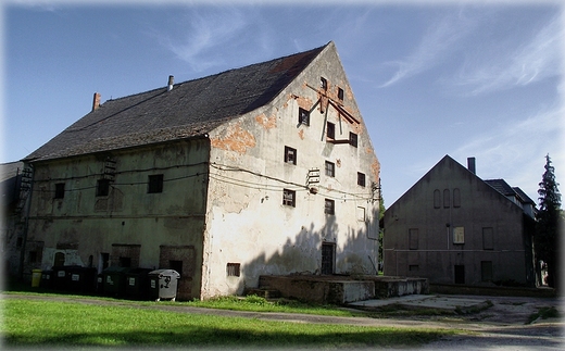 Krzyowice, zabudowania przypaacowe