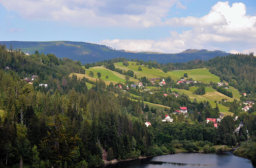 Rezydencja Prezydenta RP w Wile- widok na Beskidy.