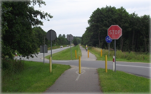 Na trasie rowerowej Krokowa - Swarzewo