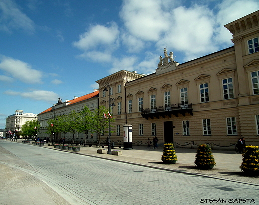 Paac Uruskich-Czetwertyskich przy Krakowskie Przedmiecie 30 w Warszawie - siedziba Wydz.Geografii i Studiw Reginalnych.