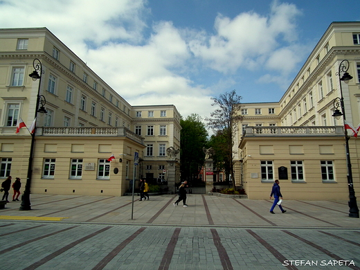 Akademia Sztuk Piknych ul. Krakowskie Przedmiecie 5 Warszawa .