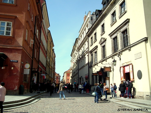 Plac Zamkowy w Warszawie.