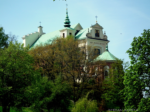 Koci Akademicki w.Anny od strony Mariensztatu - Warszawa