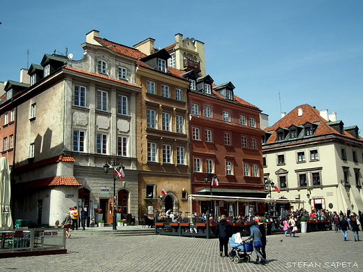 Plac Zamkowy kamienice -  Warszawa