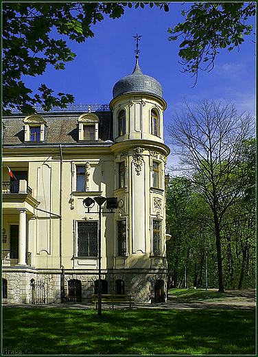 Pałac Rodziny Schonów w Sosnowcu - wieża