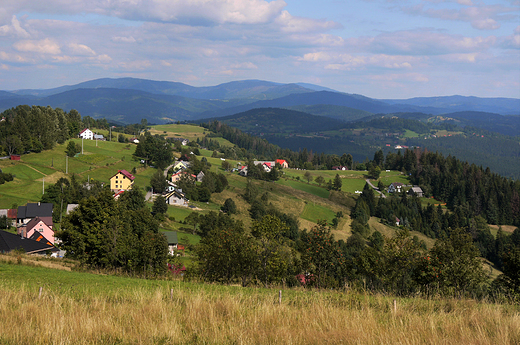 Widok z Ochodzitej.