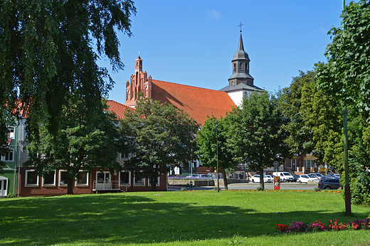 Wolin - widok na koci pw. w. Mikoaja