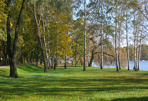 Goczałkowice Zdrój. Jesień w parku.