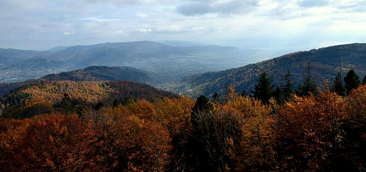 Widok na jezioro Zywieckie