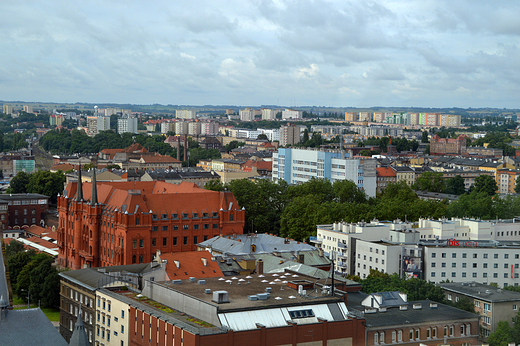 Szczecin - widok z tarasu katedry