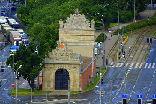 Szczecin - widok z tarasu katedry