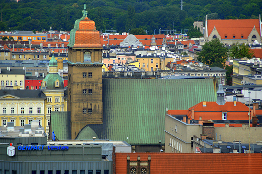 Szczecin - widok z tarasu katedry