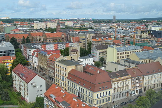 Szczecin - widok z tarasu katedry