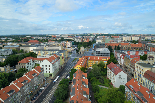 Szczecin - widok z tarasu katedry