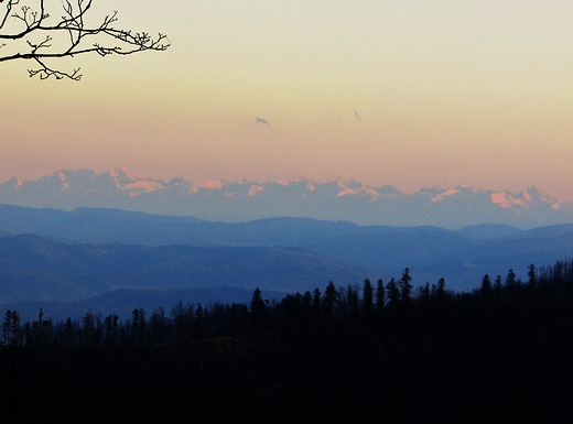 Z Szyndzielni wida Tatry