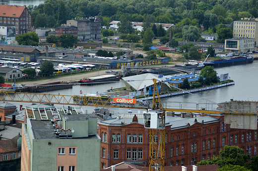 Szczecin - widok z tarasu katedry