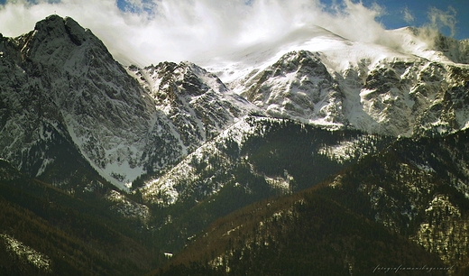 Zimowe Tatry.