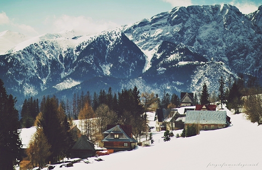 Zimowe Tatry.