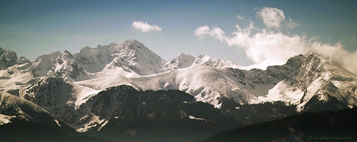 Zimowe Tatry.