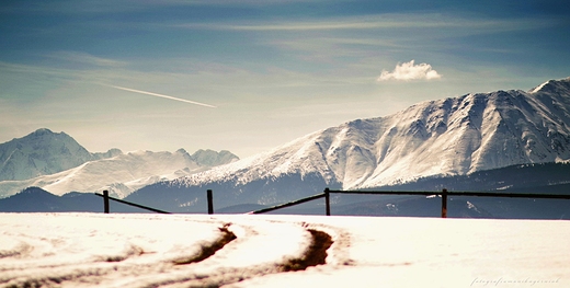 Zimowe Tatry.