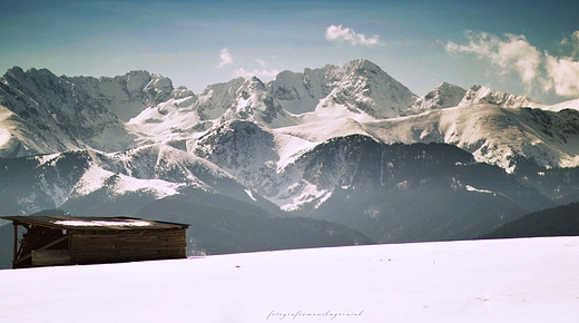 Zimowe Tatry.