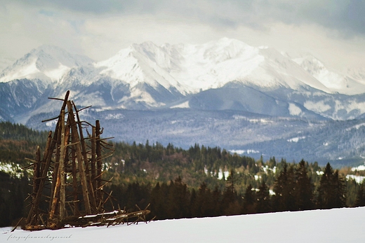 Zimowe Tatry.