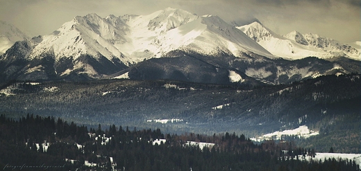 Zimowe Tatry.