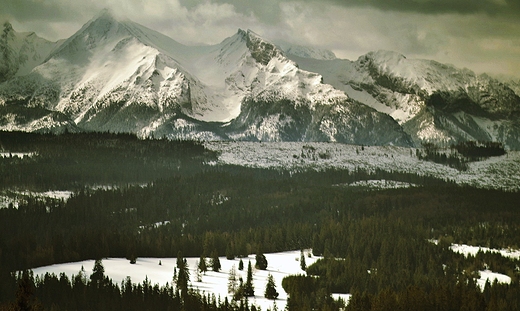 Zimowe Tatry.