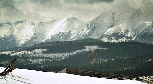 Zimowe Tatry.