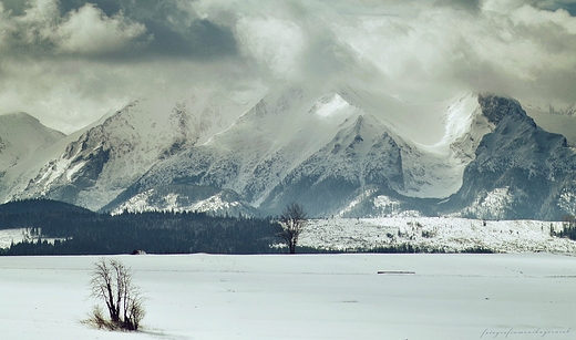 Zimowe Tatry.