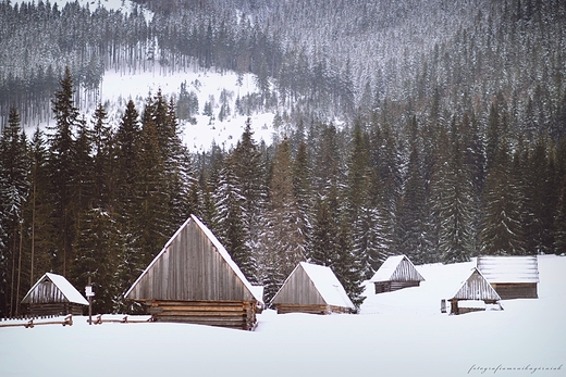 Zimowe Tatry.