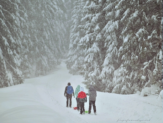 Zimowe Tatry.