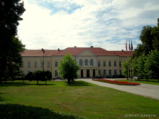 Paac rodziny von Saurma-Hoym w Brzegu Dolnym.