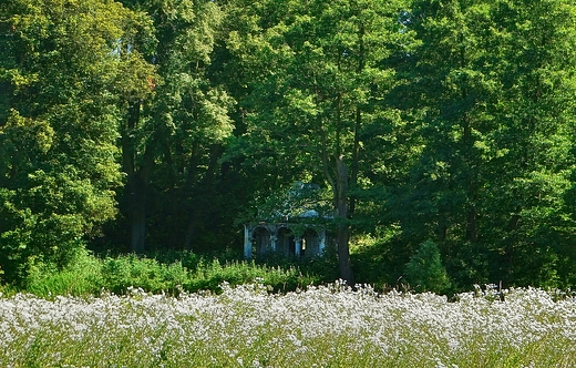Paac Wielopolskich w Chrobrzu-kaplica ogrodowa