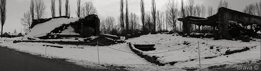 Obz koncentracyjny KL Birkenau Auschwitz II