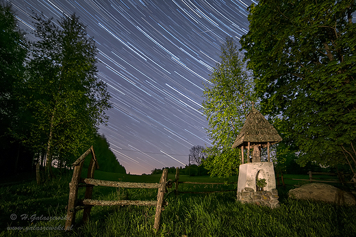 Startrails kapliczka